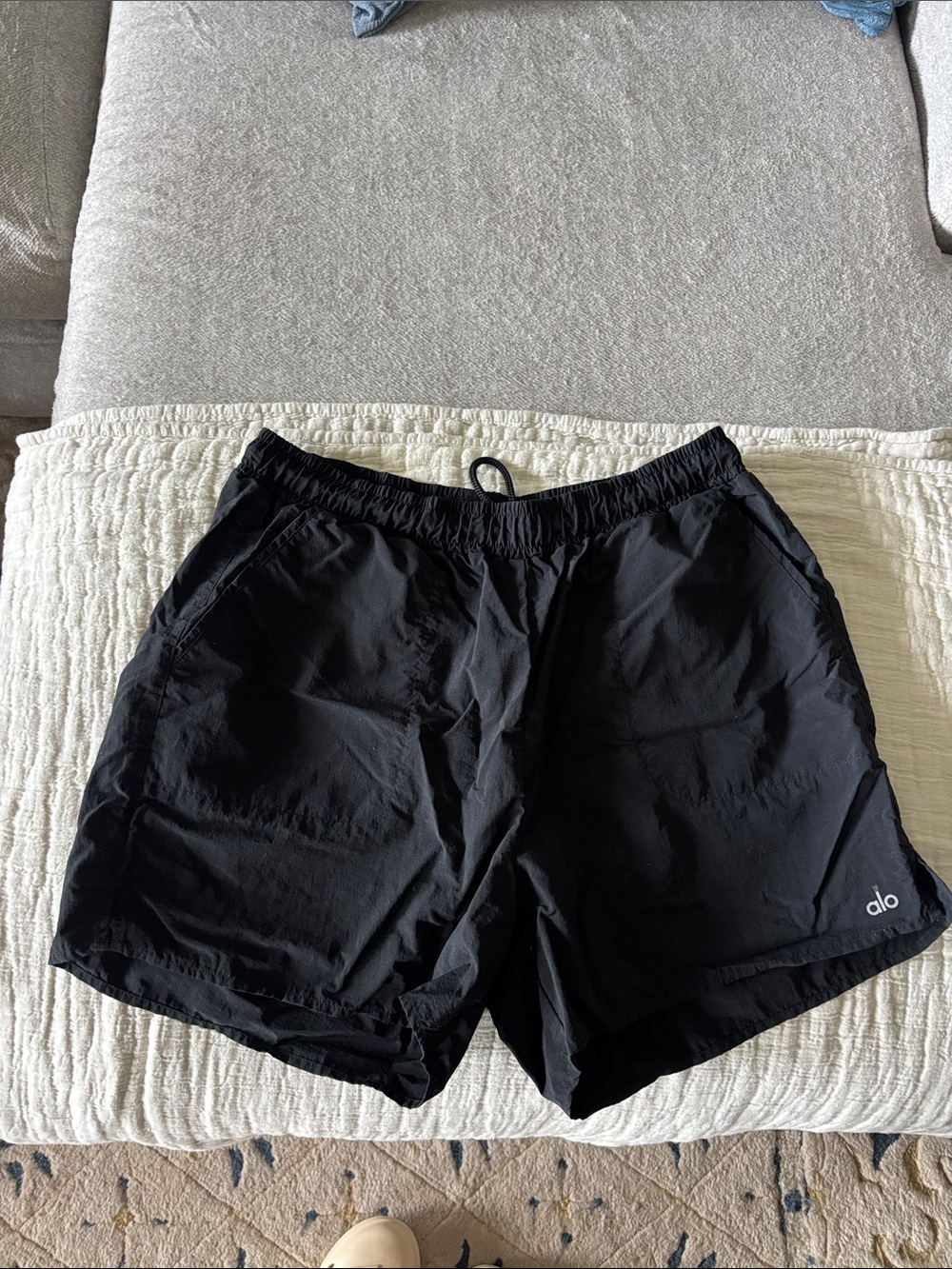 ALO Yoga Black Men’s Athletic Shorts - Lightweight Training